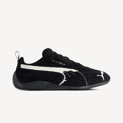SPEEDCAT SUEDE BALENCIAGA (BLACK/WHITE)