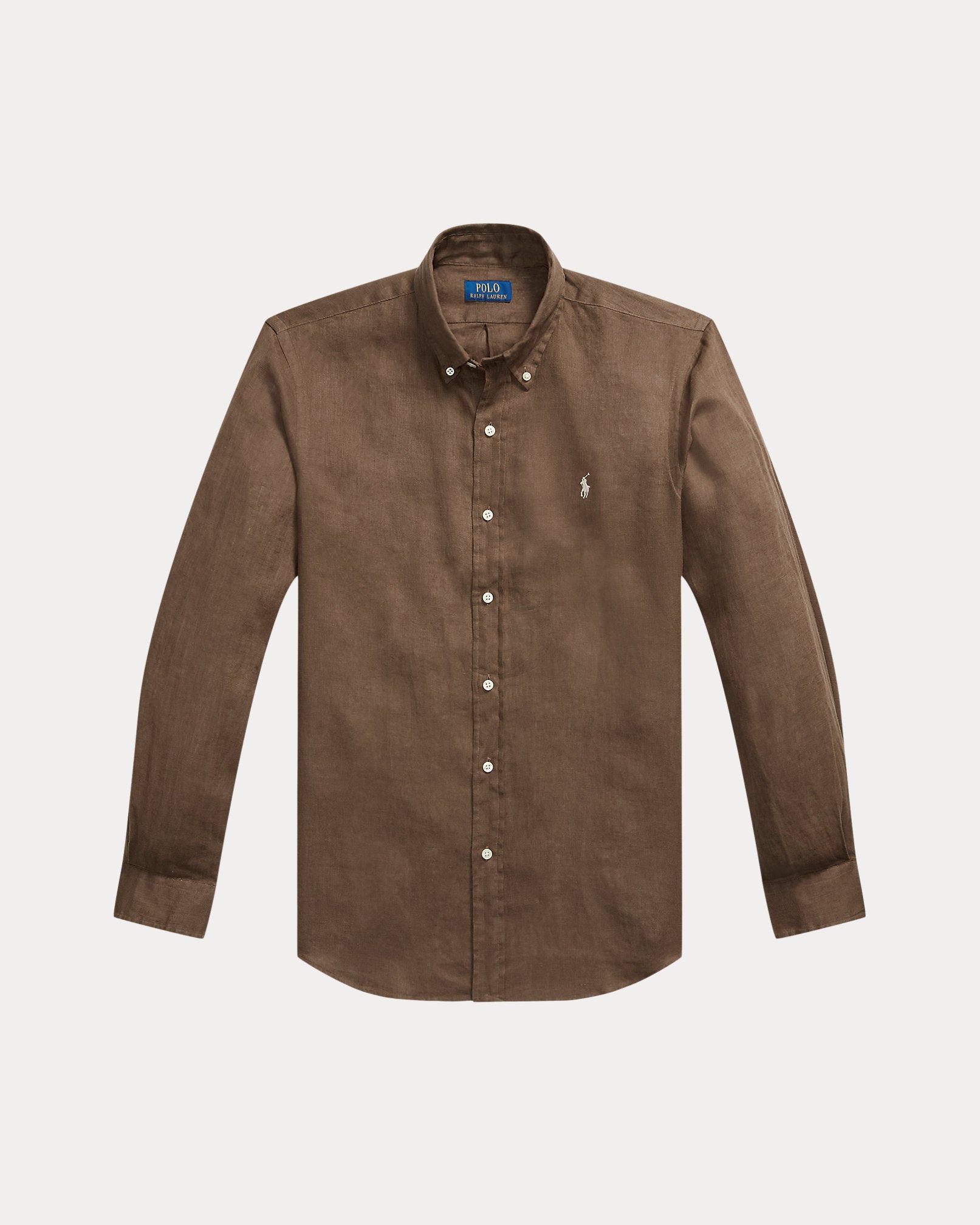 Classic Fit Linen Shirt (Chestnut)