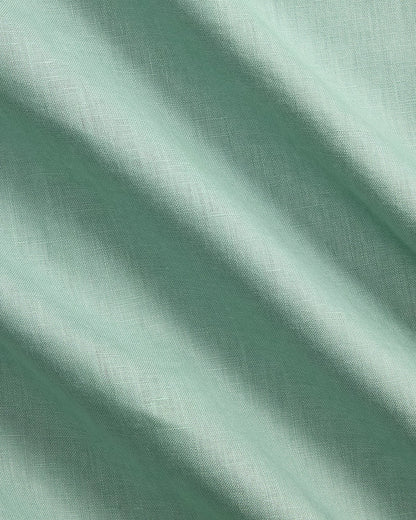 Classic Fit Linen Shirt (Faded Mint)
